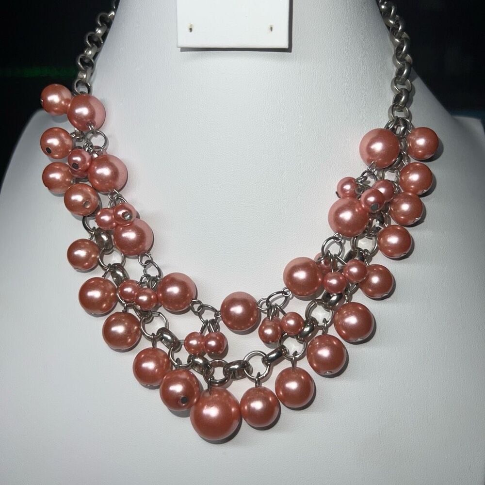 Paparazzi Ballroom Service Faux Pearl Layered Necklace